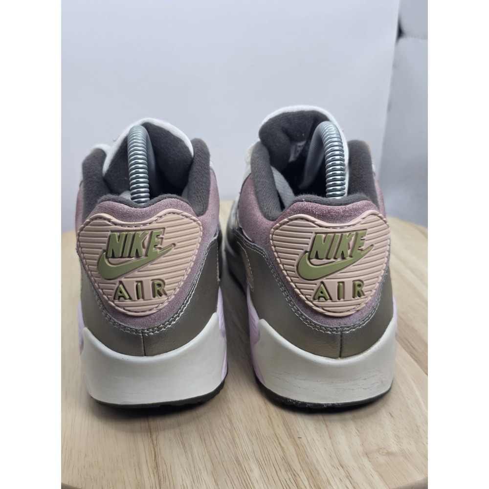 Women's 7.5 - NIKE AIR MAX 90 CL Sail Brown / Pink Shoe Y2K 312153-121 GS 6Y - Picture 6 of 9